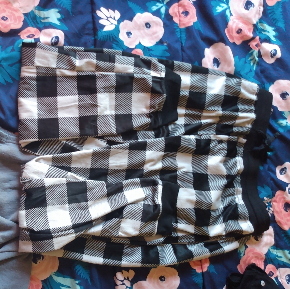 Mens plaid PJ's
